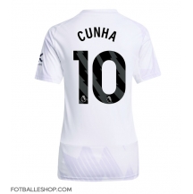 Manchester United Matheus Cunha #10 Replika Bortedrakt Dame 2025-26 Kortermet