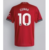 Manchester United Matheus Cunha #10 Replika Hjemmedrakt 2025-26 Kortermet