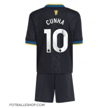 Manchester United Matheus Cunha #10 Replika Tredjedrakt Barn 2025-26 Kortermet (+ bukser)