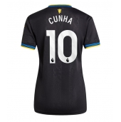 Manchester United Matheus Cunha #10 Replika Tredjedrakt Dame 2025-26 Kortermet