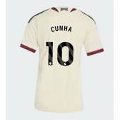 Manchester United Matheus Cunha #10 Replika Tredjedrakt Dame 2026-27 Kortermet