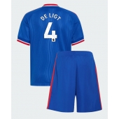 Manchester United Matthijs de Ligt #4 Replika Bortedrakt Barn 2026-27 Kortermet (+ bukser)