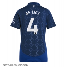 Manchester United Matthijs de Ligt #4 Replika Bortedrakt Dame 2024-25 Kortermet