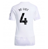 Manchester United Matthijs de Ligt #4 Replika Bortedrakt Dame 2025-26 Kortermet