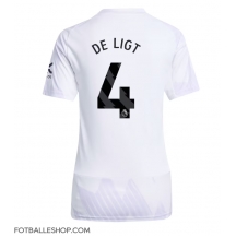 Manchester United Matthijs de Ligt #4 Replika Bortedrakt Dame 2025-26 Kortermet