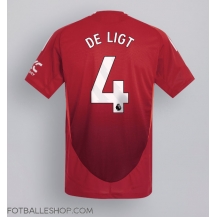 Manchester United Matthijs de Ligt #4 Replika Hjemmedrakt 2024-25 Kortermet