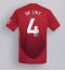 Manchester United Matthijs de Ligt #4 Replika Hjemmedrakt 2024-25 Kortermet