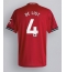 Manchester United Matthijs de Ligt #4 Replika Hjemmedrakt 2025-26 Kortermet
