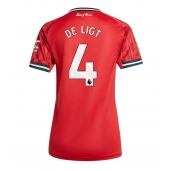 Manchester United Matthijs de Ligt #4 Replika Hjemmedrakt Dame 2025-26 Kortermet