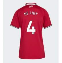 Manchester United Matthijs de Ligt #4 Replika Hjemmedrakt Dame 2026-27 Kortermet