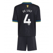 Manchester United Matthijs de Ligt #4 Replika Tredjedrakt Barn 2025-26 Kortermet (+ bukser)