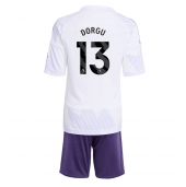 Manchester United Patrick Dorgu #13 Replika Bortedrakt Barn 2025-26 Kortermet (+ bukser)