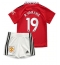 Manchester United Raphael Varane #19 Replika Hjemmedrakt Barn 2022-23 Kortermet (+ bukser)