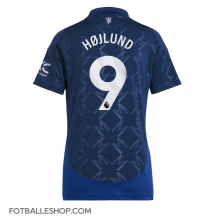 Manchester United Rasmus Hojlund #9 Replika Bortedrakt Dame 2024-25 Kortermet