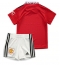 Manchester United Replika Hjemmedrakt Barn 2022-23 Kortermet (+ bukser)
