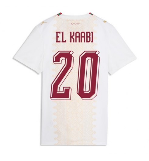 Marokko Ayoub El Kaabi #20 Replika Bortedrakt Dame VM 2026 Kortermet Marokko Ayoub El Kaabi #20 Replika Bortedrakt Dame VM 2026 Kortermet