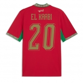 Marokko Ayoub El Kaabi #20 Replika Hjemmedrakt VM 2026 Kortermet
