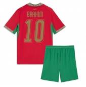 Marokko Brahim Diaz #10 Replika Hjemmedrakt Barn VM 2026 Kortermet (+ bukser)