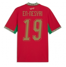 Marokko Youssef En-Nesyri #19 Replika Hjemmedrakt VM 2026 Kortermet