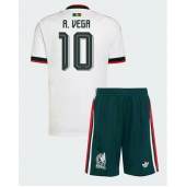 Mexico Alexis Vega #10 Replika Bortedrakt Barn VM 2026 Kortermet (+ bukser)