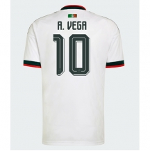 Mexico Alexis Vega #10 Replika Bortedrakt VM 2026 Kortermet