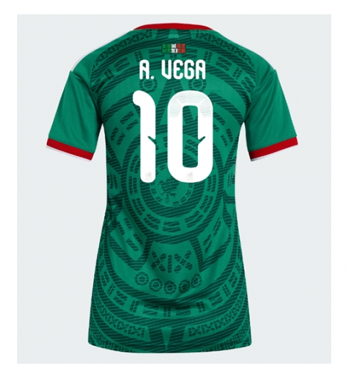 Mexico Alexis Vega #10 Replika Hjemmedrakt Dame VM 2026 Kortermet Mexico Alexis Vega #10 Replika Hjemmedrakt Dame VM 2026 Kortermet
