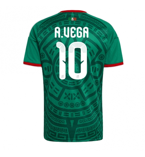 Mexico Alexis Vega #10 Replika Hjemmedrakt VM 2026 Kortermet Mexico Alexis Vega #10 Replika Hjemmedrakt VM 2026 Kortermet
