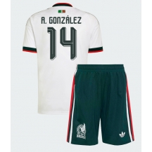 Mexico Armando Gonzalez #14 Replika Bortedrakt Barn VM 2026 Kortermet (+ bukser)