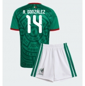 Mexico Armando Gonzalez #14 Replika Hjemmedrakt Barn VM 2026 Kortermet (+ bukser)
