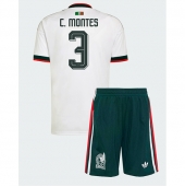 Mexico Cesar Montes #3 Replika Bortedrakt Barn VM 2026 Kortermet (+ bukser)