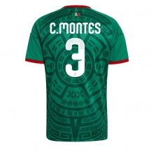 Mexico Cesar Montes #3 Replika Hjemmedrakt VM 2026 Kortermet
