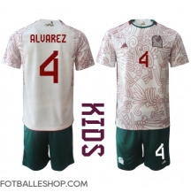 Mexico Edson Alvarez #4 Replika Bortedrakt Barn VM 2022 Kortermet (+ bukser)