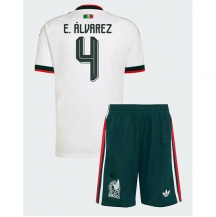 Mexico Edson Alvarez #4 Replika Bortedrakt Barn VM 2026 Kortermet (+ bukser)