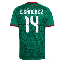 Mexico Erick Sanchez #14 Replika Hjemmedrakt VM 2026 Kortermet