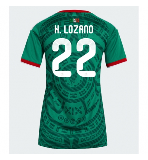 Mexico Hirving Lozano #22 Replika Hjemmedrakt Dame VM 2026 Kortermet Mexico Hirving Lozano #22 Replika Hjemmedrakt Dame VM 2026 Kortermet