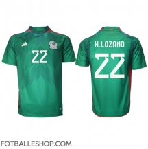 Mexico Hirving Lozano #22 Replika Hjemmedrakt VM 2022 Kortermet