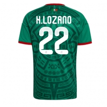 Mexico Hirving Lozano #22 Replika Hjemmedrakt VM 2026 Kortermet