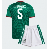 Mexico Johan Vasquez #5 Replika Hjemmedrakt Barn VM 2026 Kortermet (+ bukser)