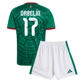 Mexico Orbelin Pineda #17 Replika Hjemmedrakt Barn VM 2026 Kortermet (+ bukser)