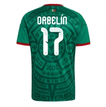 Mexico Orbelin Pineda #17 Replika Hjemmedrakt VM 2026 Kortermet