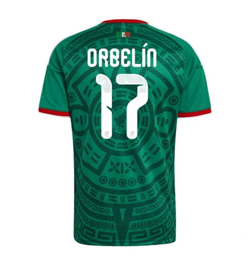 Mexico Orbelin Pineda #17 Replika Hjemmedrakt VM 2026 Kortermet Mexico Orbelin Pineda #17 Replika Hjemmedrakt VM 2026 Kortermet