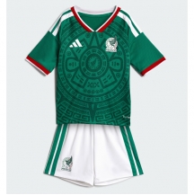 Mexico Replika Hjemmedrakt Barn VM 2026 Kortermet (+ bukser)