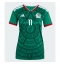 Mexico Santiago Gimenez #11 Replika Hjemmedrakt Dame VM 2026 Kortermet