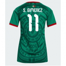 Mexico Santiago Gimenez #11 Replika Hjemmedrakt Dame VM 2026 Kortermet