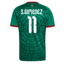 Mexico Santiago Gimenez #11 Replika Hjemmedrakt VM 2026 Kortermet