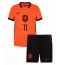 Nederland Cody Gakpo #11 Replika Hjemmedrakt Barn VM 2026 Kortermet (+ bukser)
