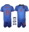 Nederland Cody Gakpo #8 Replika Bortedrakt Barn VM 2022 Kortermet (+ bukser)