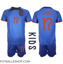 Nederland Daley Blind #17 Replika Bortedrakt Barn VM 2022 Kortermet (+ bukser)