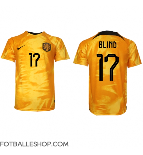 Nederland Daley Blind #17 Replika Hjemmedrakt VM 2022 Kortermet