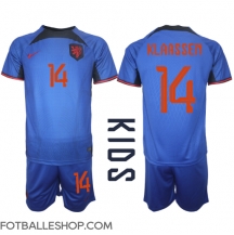Nederland Davy Klaassen #14 Replika Bortedrakt Barn VM 2022 Kortermet (+ bukser)
